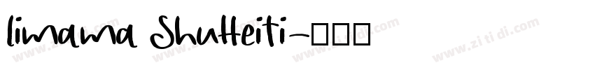 limama ShuHeiTi字体转换